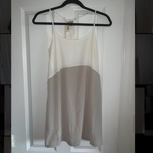 Mimi Chica White/Tan Dress